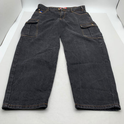 【中古品】【メンズ】 BUTTER GOODS BAGGIEST DENIM CARGO バターグッズ デニムバギー パンツ 153-260913-nm-09-fuzh サイズ：32 カラー：グレー 万代Net店