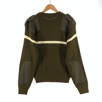 【中古品】【メンズ】 MILITARY DEADSTOCK FRENCH MILITARY PRISON WHITE LINE COMMAND SWEATER フレンチミリタリー セーター 古着 145-260923-gm-12-fuzh サイズ：XXL カラー：カーキ 万代Net店