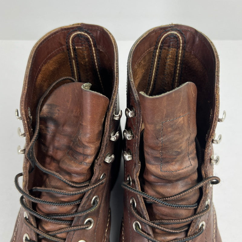 【中古品】【メンズ】 RED WING レッドウィング 8111 IRON RANGER BROWN ブーツ シューズ SIZE:27.0cm/本体のみ ※キズ・ソール減り・使用感有 靴 164-260912-io-40-fuzh カラー：ブラウン 万代Net店
