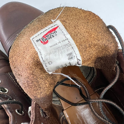 【中古品】【メンズ】 RED WING レッドウィング 8111 IRON RANGER BROWN ブーツ シューズ SIZE:27.0cm/本体のみ ※キズ・ソール減り・使用感有 靴 164-260912-io-40-fuzh カラー：ブラウン 万代Net店