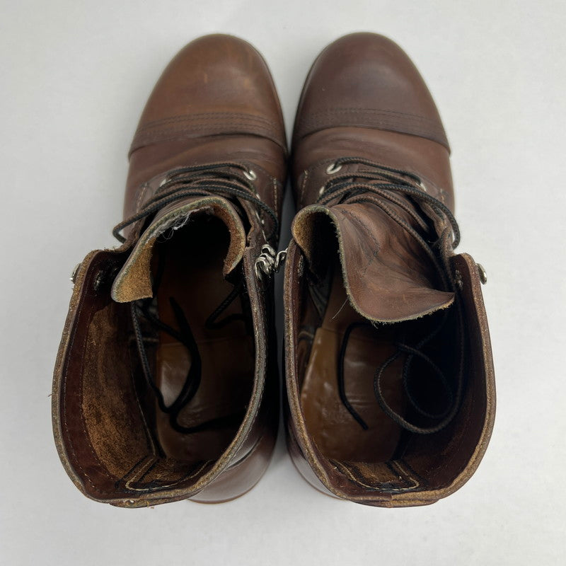 【中古品】【メンズ】 RED WING レッドウィング 8111 IRON RANGER BROWN ブーツ シューズ SIZE:27.0cm/本体のみ ※キズ・ソール減り・使用感有 靴 164-260912-io-40-fuzh カラー：ブラウン 万代Net店