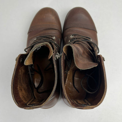 【中古品】【メンズ】 RED WING レッドウィング 8111 IRON RANGER BROWN ブーツ シューズ SIZE:27.0cm/本体のみ ※キズ・ソール減り・使用感有 靴 164-260912-io-40-fuzh カラー：ブラウン 万代Net店