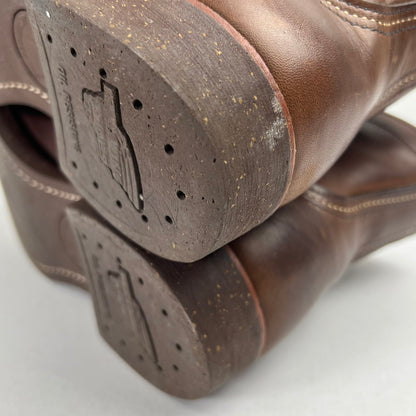 【中古品】【メンズ】 RED WING レッドウィング 8111 IRON RANGER BROWN ブーツ シューズ SIZE:27.0cm/本体のみ ※キズ・ソール減り・使用感有 靴 164-260912-io-40-fuzh カラー：ブラウン 万代Net店