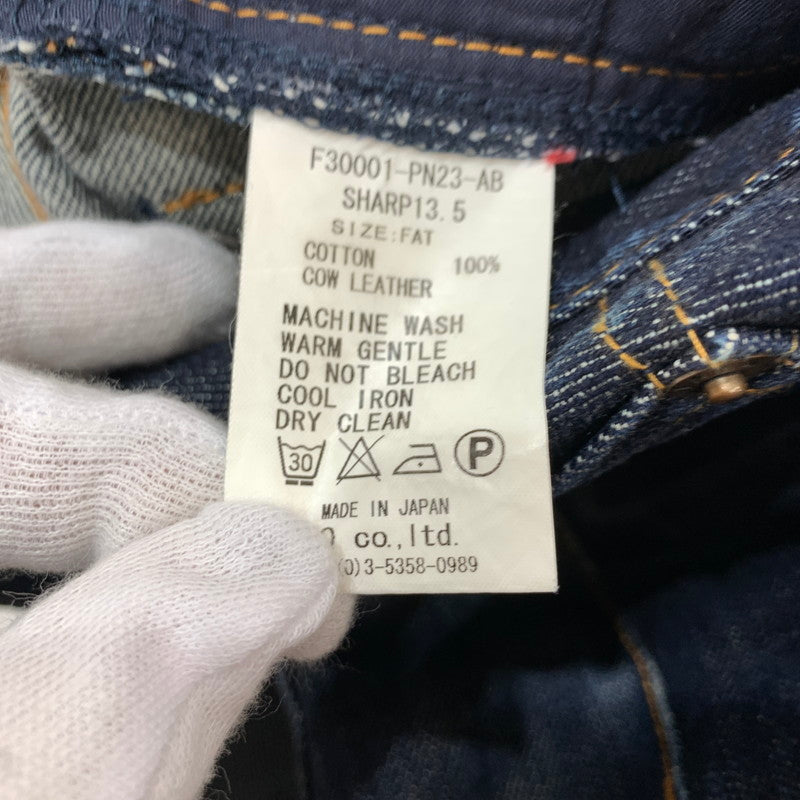 【中古品】【メンズ】 FAT エフエーティー ストレートデニムパンツ 153-260928-ny-13-fuzh サイズ：FAT(XL) カラー：インディゴ 万代Net店