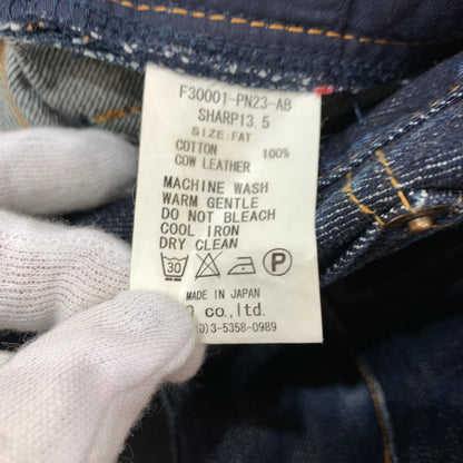 【中古品】【メンズ】 FAT エフエーティー ストレートデニムパンツ 153-260928-ny-13-fuzh サイズ：FAT(XL) カラー：インディゴ 万代Net店