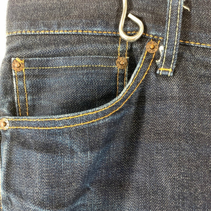 【中古品】【メンズ】 FAT エフエーティー ストレートデニムパンツ 153-260928-ny-13-fuzh サイズ：FAT(XL) カラー：インディゴ 万代Net店