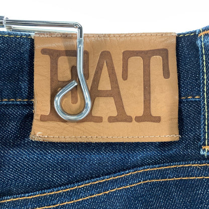 【中古品】【メンズ】 FAT エフエーティー ストレートデニムパンツ 153-260928-ny-13-fuzh サイズ：FAT(XL) カラー：インディゴ 万代Net店