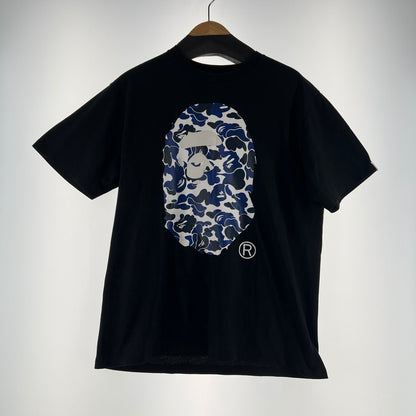 【中古美品】【メンズ】 A BATHING APE アベイシングエイプ BAPE COM BIG APE HEAD TEE Tシャツ BLACK SIZE:L 保存袋付属 142-260912-io-35-fuzh カラー：ブラック 万代Net店