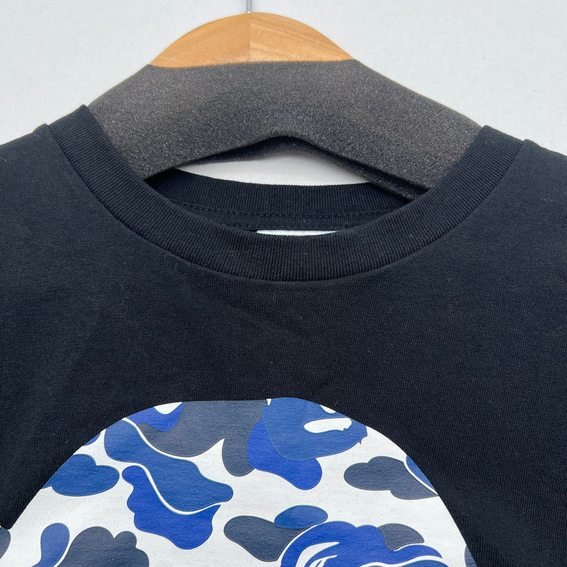 【中古美品】【メンズ】 A BATHING APE アベイシングエイプ BAPE COM BIG APE HEAD TEE Tシャツ BLACK SIZE:L 保存袋付属 142-260912-io-35-fuzh カラー：ブラック 万代Net店