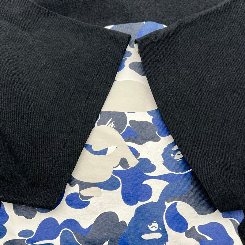 【中古美品】【メンズ】 A BATHING APE アベイシングエイプ BAPE COM BIG APE HEAD TEE Tシャツ BLACK SIZE:L 保存袋付属 142-260912-io-35-fuzh カラー：ブラック 万代Net店