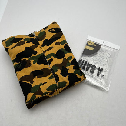 【中古美品】【メンズ】 A BATHNIG APE アベイシングエイプ 1ST CAMO SHARK FULL ZIP HOODIE ジップ フーディー パーカー BEIGE SIZE:L 保存袋付属 142-260912-io-36-fuzh カラー：ベージュ 万代Net店