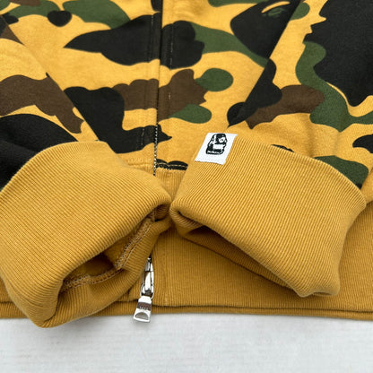 【中古美品】【メンズ】 A BATHNIG APE アベイシングエイプ 1ST CAMO SHARK FULL ZIP HOODIE ジップ フーディー パーカー BEIGE SIZE:L 保存袋付属 142-260912-io-36-fuzh カラー：ベージュ 万代Net店