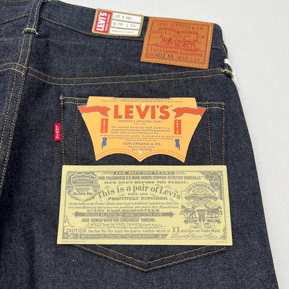 【中古美品】【メンズ】 LEVIS リーバイス VINTAGE CLOTHING 501Z XX DENIM PANTS デニムパンツ ジーンズ ジーパン INDIGO/SIZE:38×34/1954復刻.赤耳.TALON/保存袋付属 156-260912-io-37-fuzh カラー：インディゴ 万代Net店