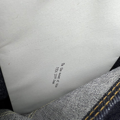 【中古美品】【メンズ】 LEVIS リーバイス VINTAGE CLOTHING 501Z XX DENIM PANTS デニムパンツ ジーンズ ジーパン INDIGO/SIZE:38×34/1954復刻.赤耳.TALON/保存袋付属 156-260912-io-37-fuzh カラー：インディゴ 万代Net店
