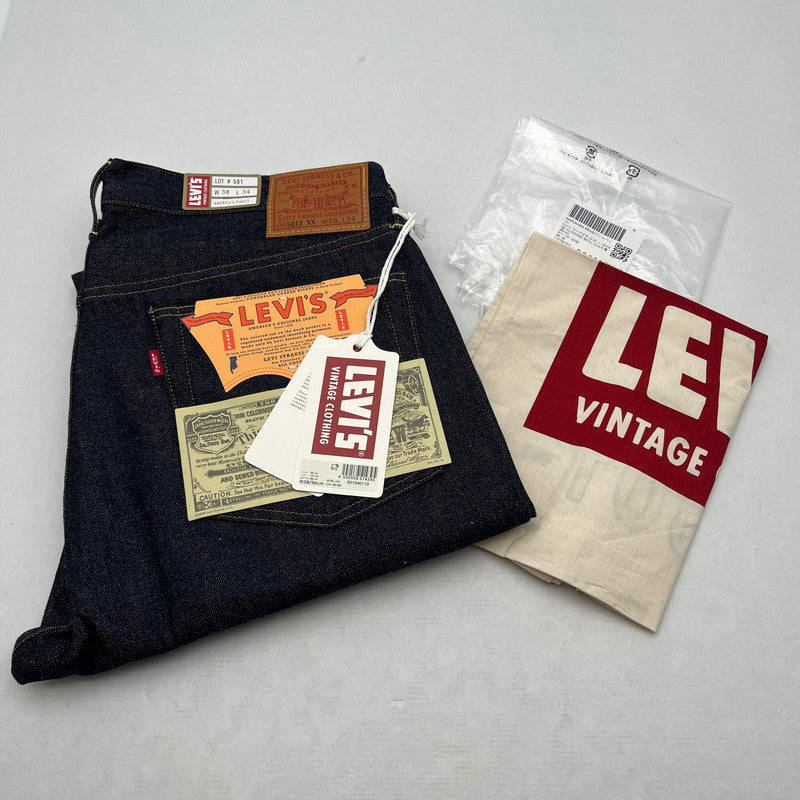 【中古美品】【メンズ】 LEVIS リーバイス VINTAGE CLOTHING 501Z XX DENIM PANTS デニムパンツ ジーンズ ジーパン INDIGO/SIZE:38×34/1954復刻.赤耳.TALON/保存袋付属 156-260912-io-37-fuzh カラー：インディゴ 万代Net店