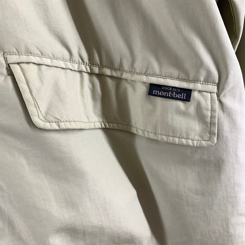 【中古品】【メンズ】 MONT-BELL モンベル ダウンライナーコート 1101227 90年代　 144-261013-ny-06-fuzh サイズ：L カラー：ベージュ 万代Net店