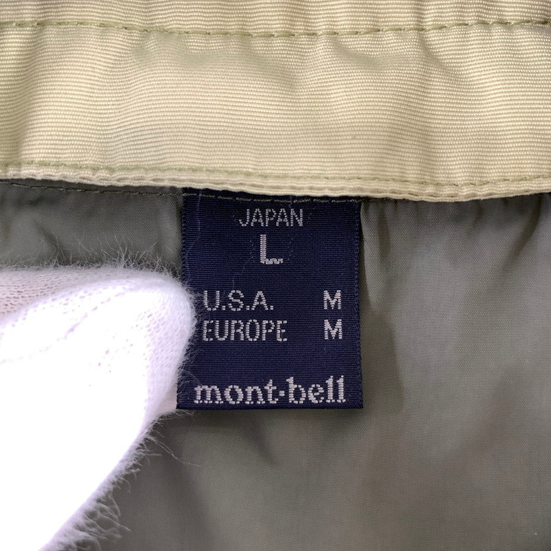 【中古品】【メンズ】 MONT-BELL モンベル ダウンライナーコート 1101227 90年代　 144-261013-ny-06-fuzh サイズ：L カラー：ベージュ 万代Net店