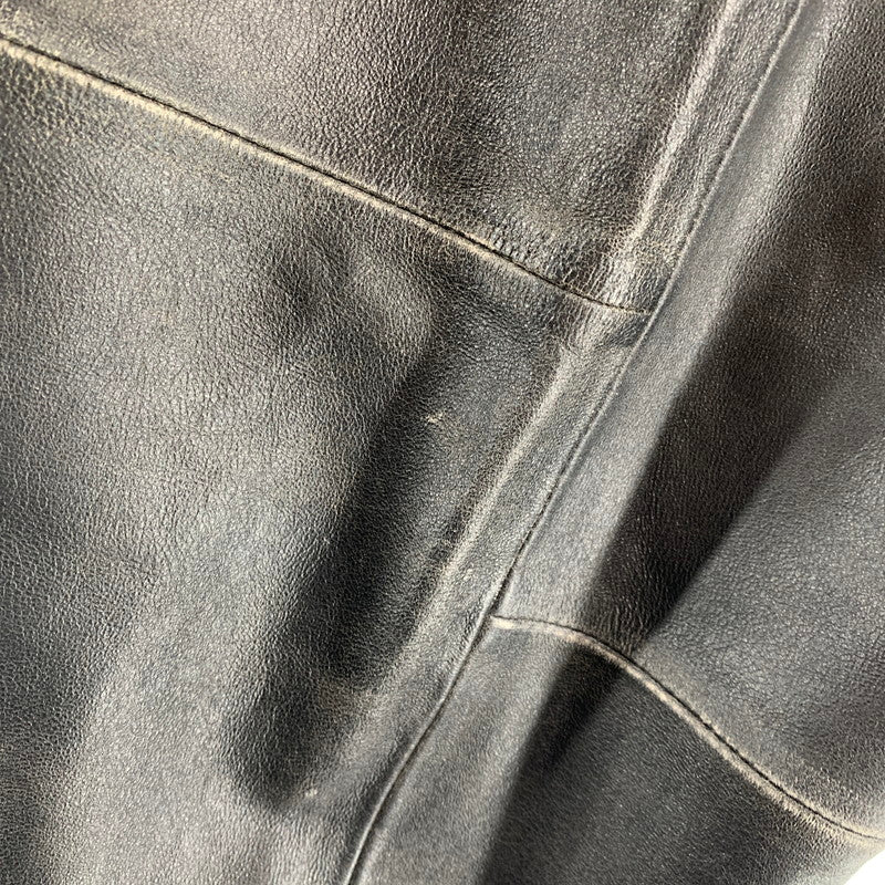 【中古美品】【メンズ】 SUPREME シュプリーム×TRUE RELIGION トゥルーレリジョン LOOSE FIT LEATHER PANT ルーズ フィット レザー パンツ 149-260913-nm-08-fuzh サイズ：34 カラー：ブラック（グレー系） 万代Net店