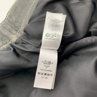 【中古美品】【メンズ】 SUPREME シュプリーム×TRUE RELIGION トゥルーレリジョン LOOSE FIT LEATHER PANT ルーズ フィット レザー パンツ 149-260913-nm-08-fuzh サイズ：34 カラー：ブラック（グレー系） 万代Net店