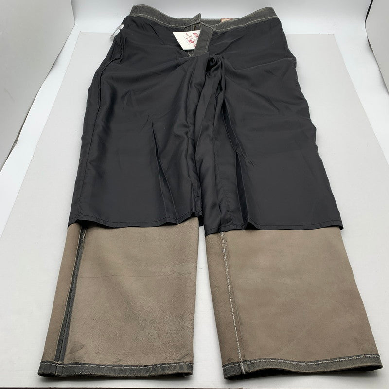 【中古美品】【メンズ】 SUPREME シュプリーム×TRUE RELIGION トゥルーレリジョン LOOSE FIT LEATHER PANT ルーズ フィット レザー パンツ 149-260913-nm-08-fuzh サイズ：34 カラー：ブラック（グレー系） 万代Net店