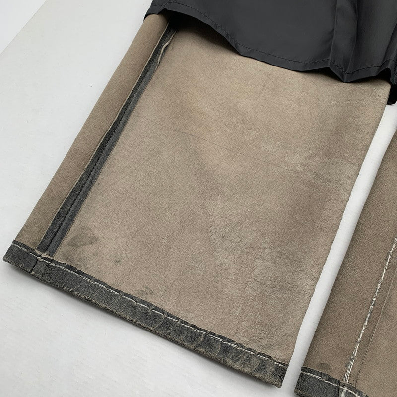 【中古美品】【メンズ】 SUPREME シュプリーム×TRUE RELIGION トゥルーレリジョン LOOSE FIT LEATHER PANT ルーズ フィット レザー パンツ 149-260913-nm-08-fuzh サイズ：34 カラー：ブラック（グレー系） 万代Net店