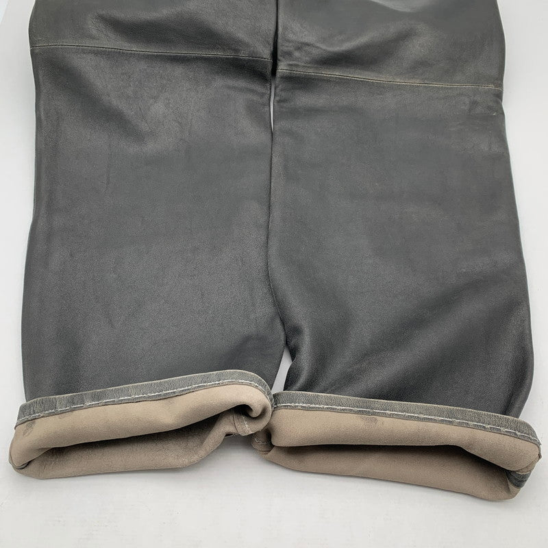 【中古美品】【メンズ】 SUPREME シュプリーム×TRUE RELIGION トゥルーレリジョン LOOSE FIT LEATHER PANT ルーズ フィット レザー パンツ 149-260913-nm-08-fuzh サイズ：34 カラー：ブラック（グレー系） 万代Net店