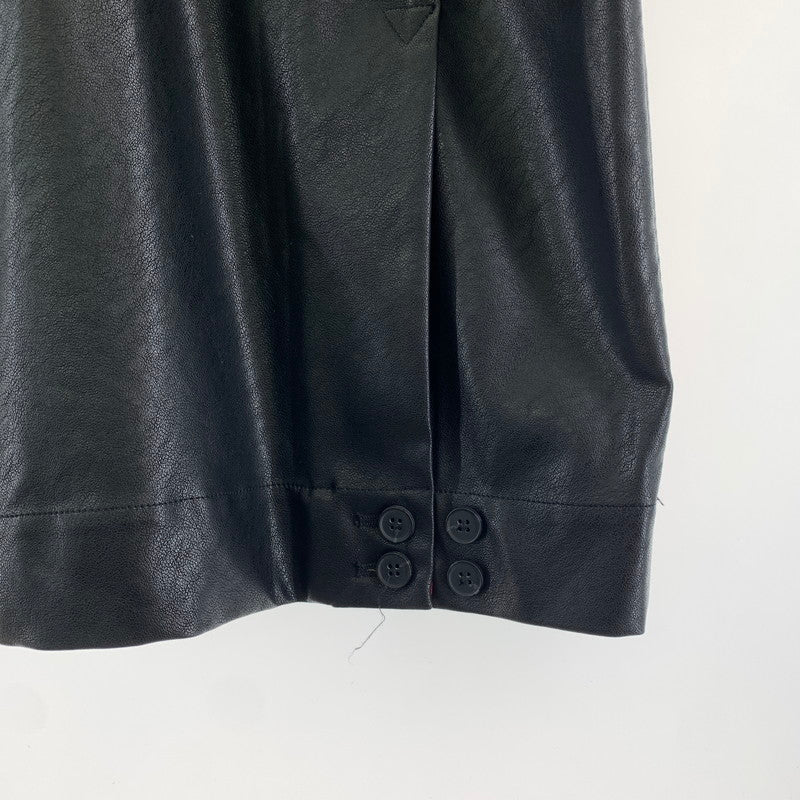 【中古品】【メンズ】 SUPPLIER サプライヤー レザーシャツ 半袖シャツ RED.BLACK/SIZE:XL 半袖 ※襟首汚れあり 142-260917-io-26-fuzh カラー：ブラックレッド 万代Net店