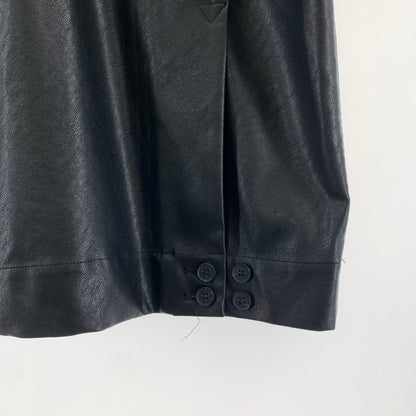 【中古品】【メンズ】 SUPPLIER サプライヤー レザーシャツ 半袖シャツ RED.BLACK/SIZE:XL 半袖 ※襟首汚れあり 142-260917-io-26-fuzh カラー：ブラックレッド 万代Net店