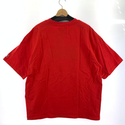 【中古品】【メンズ】 SUPPLIER サプライヤー 半袖Tシャツ Tシャツ RED SIZE:XXL SPLR ※汚れあり 142-260917-io-27-fuzh カラー：レッド 万代Net店