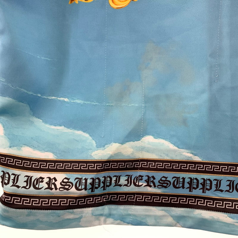 【中古品】【メンズ】 SUPPLIER サプライヤー BAROQUE CROSS SHIRT バロッククロスシャツ 半袖シャツ BLUE/SIZE:L ※汚れ・ひっかけ有 142-260917-io-28-fuzh カラー：ブルー 万代Net店