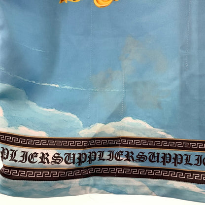 【中古品】【メンズ】 SUPPLIER サプライヤー BAROQUE CROSS SHIRT バロッククロスシャツ 半袖シャツ BLUE/SIZE:L ※汚れ・ひっかけ有 142-260917-io-28-fuzh カラー：ブルー 万代Net店