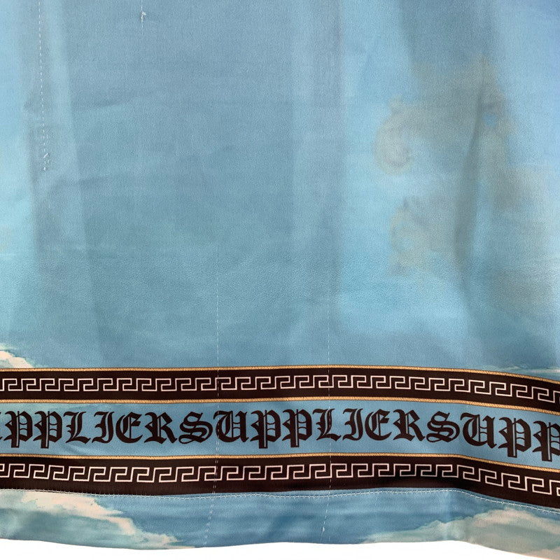 【中古品】【メンズ】 SUPPLIER サプライヤー BAROQUE CROSS SHIRT バロッククロスシャツ 半袖シャツ BLUE/SIZE:L ※汚れ・ひっかけ有 142-260917-io-28-fuzh カラー：ブルー 万代Net店