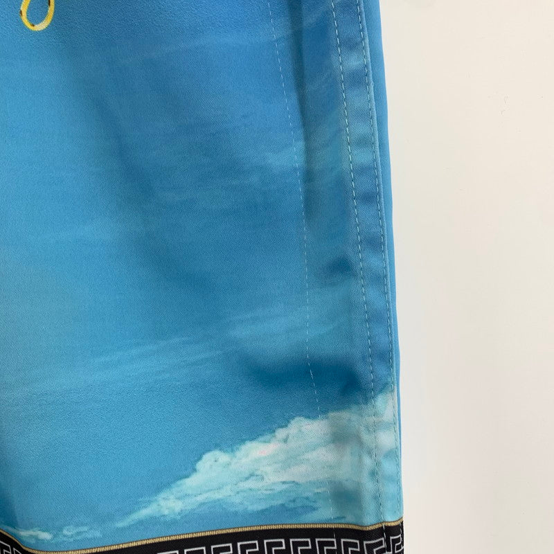 【中古品】【メンズ】 SUPPLIER サプライヤー BAROQUE CROSS SHIRT バロッククロスシャツ 半袖シャツ BLUE/SIZE:L ※汚れ・ひっかけ有 142-260917-io-28-fuzh カラー：ブルー 万代Net店