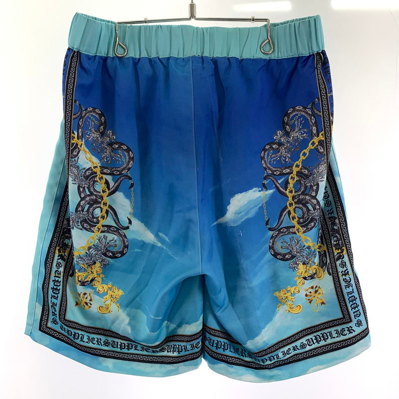 【中古品】【メンズ】 SUPPLIER サプライヤー BAROQUE CROSS SHORTS バロッククロス ショーツ 短パン ショートパンツ BLUE/SIZE:XL ※汚れ・ひっかけ有 153-260917-io-29-fuzh カラー：ブルー 万代Net店