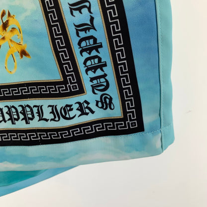 【中古品】【メンズ】 SUPPLIER サプライヤー BAROQUE CROSS SHORTS バロッククロス ショーツ 短パン ショートパンツ BLUE/SIZE:XL ※汚れ・ひっかけ有 153-260917-io-29-fuzh カラー：ブルー 万代Net店
