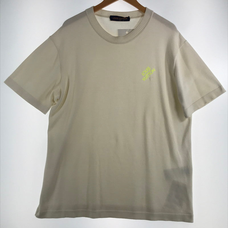 【中古品】【メンズ】 LOUIS VUITTON ルイ・ヴィトン RM222E OY8 HNN42X シグネチャーショートスリーブクルーネック 141-260913-nm-03-fuzh サイズ：L カラー：ホワイト系/オフホワイト 万代Net店