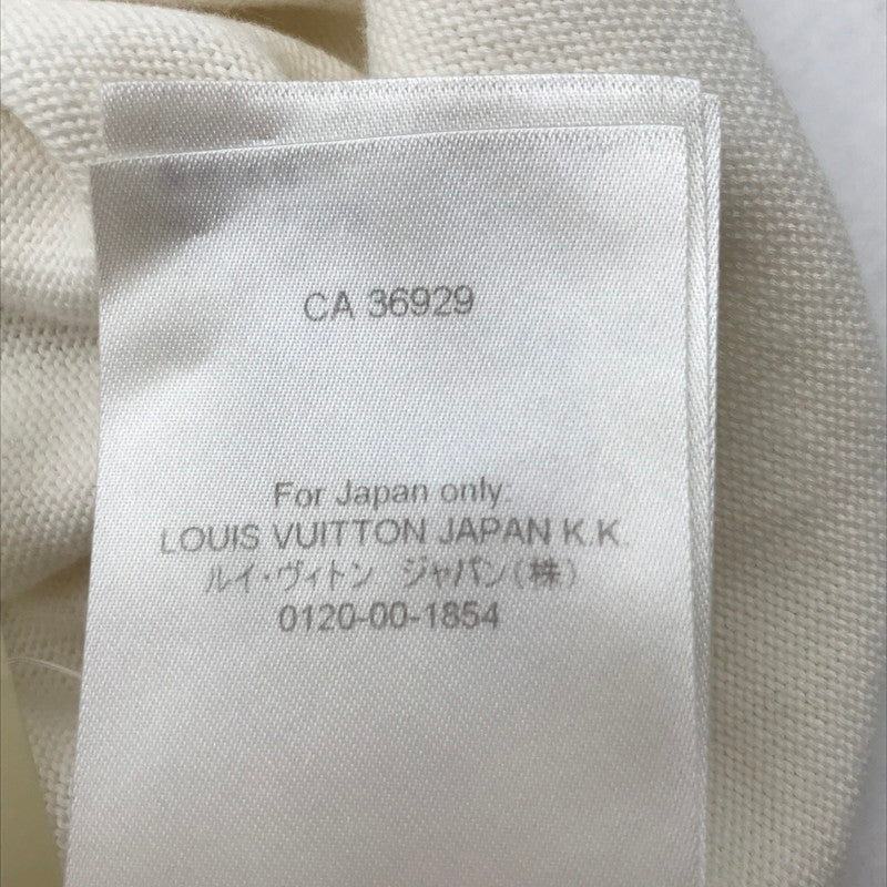 【中古品】【メンズ】 LOUIS VUITTON ルイ・ヴィトン RM222E OY8 HNN42X シグネチャーショートスリーブクルーネック 141-260913-nm-03-fuzh サイズ：L カラー：ホワイト系/オフホワイト 万代Net店