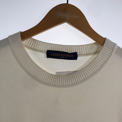 【中古品】【メンズ】 LOUIS VUITTON ルイ・ヴィトン RM222E OY8 HNN42X シグネチャーショートスリーブクルーネック 141-260913-nm-03-fuzh サイズ：L カラー：ホワイト系/オフホワイト 万代Net店