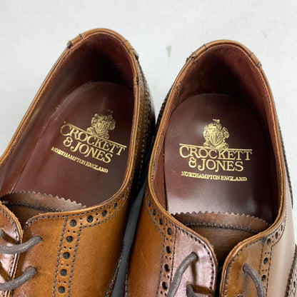 【中古美品】【メンズ】 CROCKETT & JONES クロケット＆ジョーンズ COVENTRY コベントリー 革靴 ウィングチップシューズ 162-260913-nm-12-fuzh サイズ：8 カラー：ブラウン 万代Net店