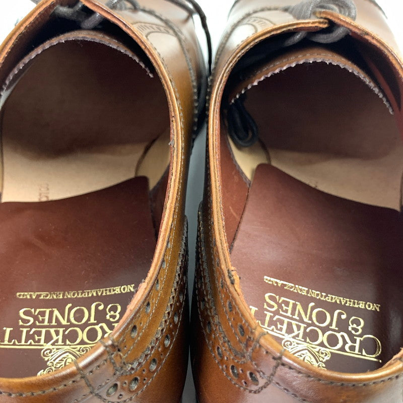 【中古美品】【メンズ】 CROCKETT & JONES クロケット＆ジョーンズ COVENTRY コベントリー 革靴 ウィングチップシューズ 162-260913-nm-12-fuzh サイズ：8 カラー：ブラウン 万代Net店