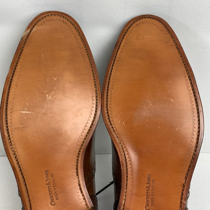 【中古美品】【メンズ】 CROCKETT & JONES クロケット＆ジョーンズ COVENTRY コベントリー 革靴 ウィングチップシューズ 162-260913-nm-12-fuzh サイズ：8 カラー：ブラウン 万代Net店