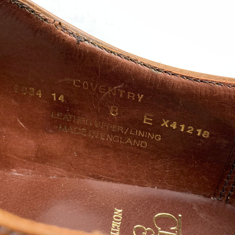 【中古美品】【メンズ】 CROCKETT & JONES クロケット＆ジョーンズ COVENTRY コベントリー 革靴 ウィングチップシューズ 162-260913-nm-12-fuzh サイズ：8 カラー：ブラウン 万代Net店