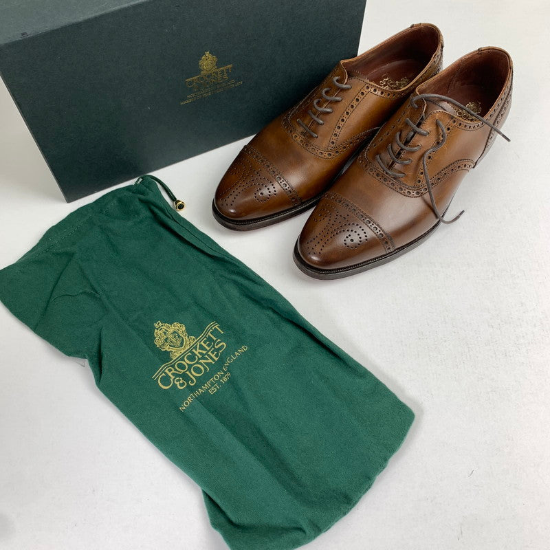 【中古美品】【メンズ】 CROCKETT & JONES クロケット＆ジョーンズ COVENTRY コベントリー 革靴 ウィングチップシューズ 162-260913-nm-12-fuzh サイズ：8 カラー：ブラウン 万代Net店