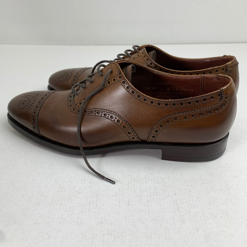 【中古美品】【メンズ】 CROCKETT & JONES クロケット＆ジョーンズ COVENTRY コベントリー 革靴 ウィングチップシューズ 162-260913-nm-12-fuzh サイズ：8 カラー：ブラウン 万代Net店