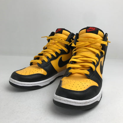 【中古品】【メンズ】 NIKE ナイキ DD1399-700 DUNK HIGH ”UNIVERSITY GOLD AND BLACK” ダンク ハイ スニーカー 靴 160-260925-mh-15-fuzh サイズ：27cm カラー：ブラック イエロー 万代Net店