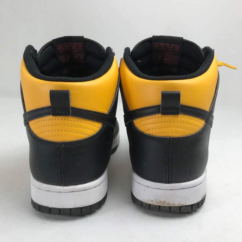 【中古品】【メンズ】 NIKE ナイキ DD1399-700 DUNK HIGH ”UNIVERSITY GOLD AND BLACK” ダンク ハイ スニーカー 靴 160-260925-mh-15-fuzh サイズ：27cm カラー：ブラック イエロー 万代Net店