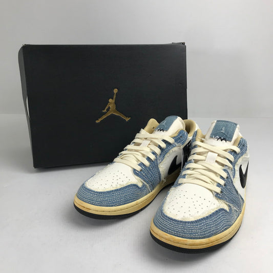 【中古美品】【メンズ】 NIKE ナイキ FN7670-493 AIR JORDAN 1 LOW SE "WORLD MAKE JAPAN" エアジョーダン 1 ロー スニーカー 靴 160-260925-mh-14-fuzh サイズ：27cm カラー：ホワイト デニム 万代Net店