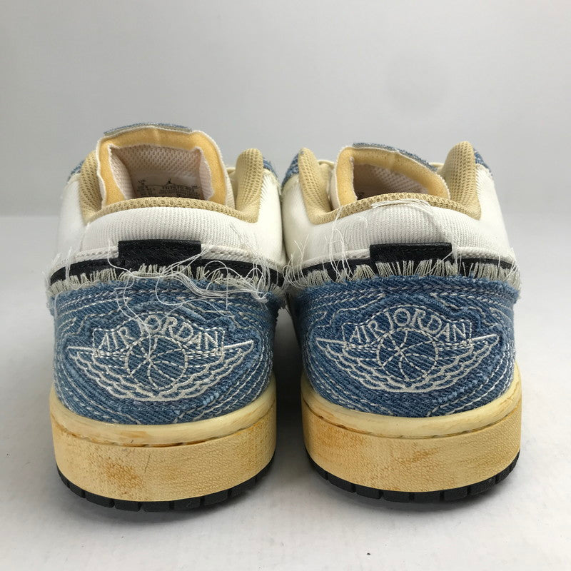 【中古美品】【メンズ】 NIKE ナイキ FN7670-493 AIR JORDAN 1 LOW SE "WORLD MAKE JAPAN" エアジョーダン 1 ロー スニーカー 靴 160-260925-mh-14-fuzh サイズ：27cm カラー：ホワイト デニム 万代Net店