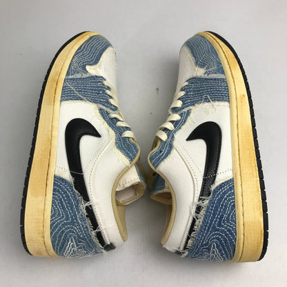 【中古美品】【メンズ】 NIKE ナイキ FN7670-493 AIR JORDAN 1 LOW SE "WORLD MAKE JAPAN" エアジョーダン 1 ロー スニーカー 靴 160-260925-mh-14-fuzh サイズ：27cm カラー：ホワイト デニム 万代Net店