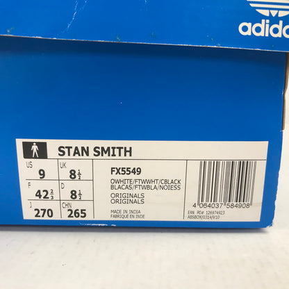 【中古美品】【メンズ】 ADIDAS アディダス FX5549 STAN SMITH スタンスミス スニーカー 靴 161-260925-mh-21-fuzh サイズ：27cm カラー：ホワイト 万代Net店